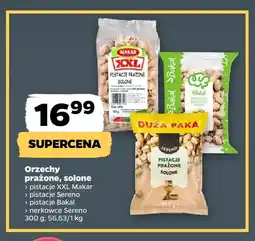 Netto Orzechy prażone solone pistacje XXL Makar oferta