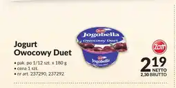 Makro Jogurt Owocowy Duet Jogobella oferta