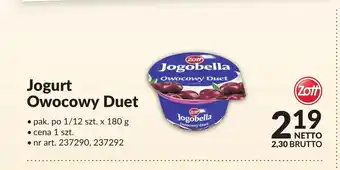 Jogurt Owocowy Duet Jogobella