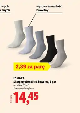 Lidl Skarpety damskie Esmara oferta