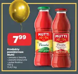 Netto Passata z bazylią Mutti oferta