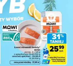 Carrefour Łosoś MOWI oferta