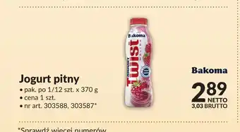 Jogurt pitny Twist Bakoma