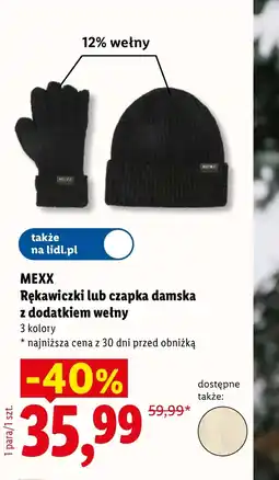 Lidl Czapka damska Mexx oferta