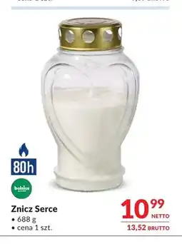 Makro Znicz Serce Bolsius oferta