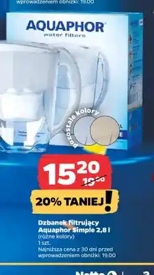 Netto Dzbanek filtrujący Aquaphor Simple oferta