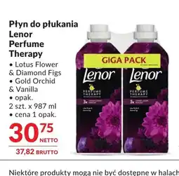 Makro Płyn do płukania Lenor Perfume Therapy Lotus Flower & Diamond Figs 2-pak oferta