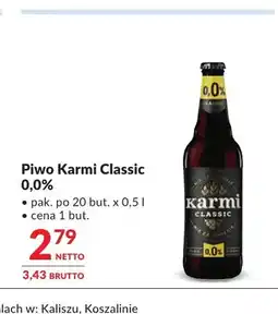 Makro Piwo bezalkoholowe Karmi Classic oferta