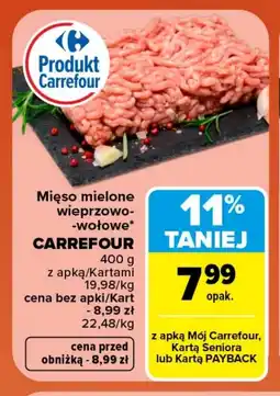 Carrefour Mięso mielone Carrefour oferta