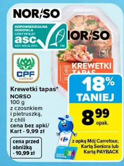 Carrefour Krewetki Norso oferta