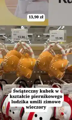 MR. DIY Kubek świąteczny Piernikowy ludzik oferta