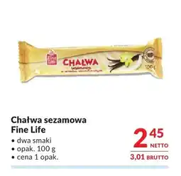 Makro Chałwa sezamowa Fine Life oferta
