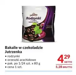 Makro Bakalie w czekoladzie rodzynki Jutrzenka oferta