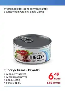 Makro Tuńczyk Graal kawałki w sosie własnym oferta