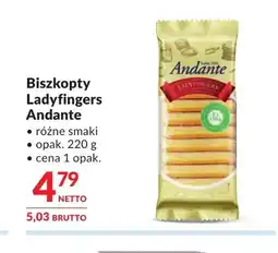 Makro Biszkopty Ladyfingers Andante oferta