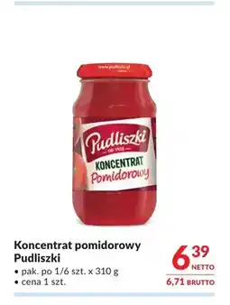 Makro Koncentrat pomidorowy Pudliszki oferta
