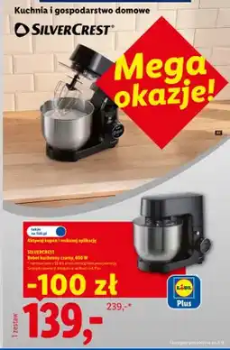 Lidl Robot kuchenny czarny Silvercrest 600W oferta