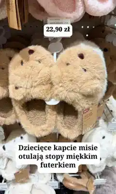 MR. DIY Kapcie dziecięce DIY Misie oferta
