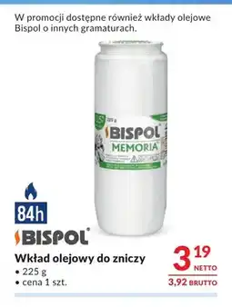 Makro Wkład olejowy do zniczy Bispol oferta
