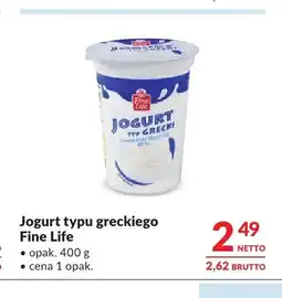 Makro Jogurt typu greckiego Fine Life oferta