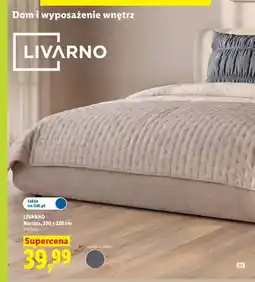 Lidl Narzuta Livarno 200x220 cm oferta