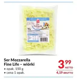 Makro Ser mozzarella Fine Life wiórki oferta