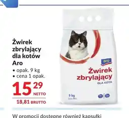 Makro Żwirek zbrylający dla kotów Aro oferta