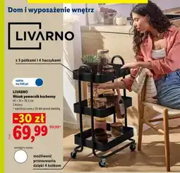 Lidl Wózek pomocnik kuchenny Livarno oferta