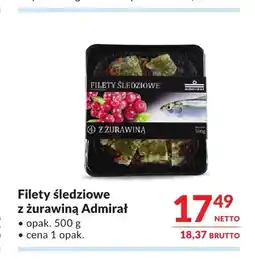 Makro Filety śledziowe z żurawiną Admirał oferta