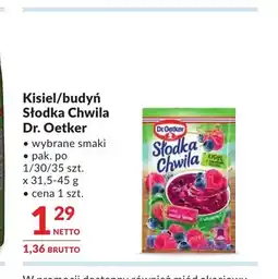 Makro Kisiel Słodka Chwila Dr. Oetker oferta