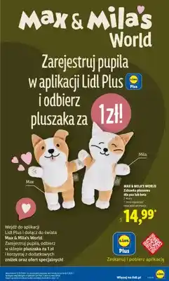 Lidl Zabawka pluszowa dla psa Max & Mila's World oferta