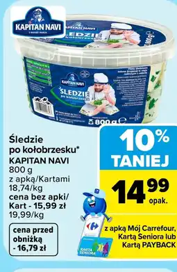 Carrefour Śledzie Kapitan Navi oferta