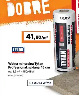 Bricoman Wełna mineralna Tytan Professional szklana 15 cm oferta