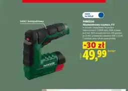 Lidl Akumulatorowy zszywacz Parkside 4V oferta