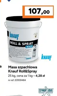 Bricoman Masa szpachlowa Knauf Roll & Spray oferta