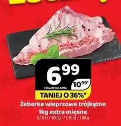 Żeberka wieprzowe trójkątne extra mięsne