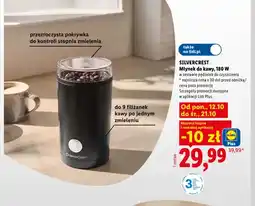 Lidl Młynek do kawy Silvercrest 180W oferta