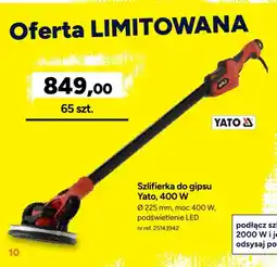Bricoman Szlifierka do gipsu Yato oferta