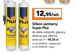 Bricoman Silikon sanitarny Super Plus biały oferta