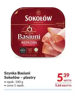 Makro Szynka Basiuni Sokołów plastry oferta