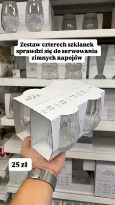 Pepco Zestaw szklanek Pepco Home oferta