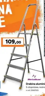 Bricoman Drabina aluminiowa 5-stopniowa Metalkas oferta