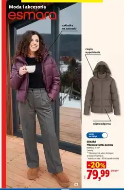 Lidl Pikowana kurtka damska Esmara oferta