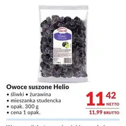 Makro Owoce suszone Helio śliwki oferta