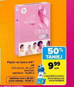 Carrefour Papier ksero HP oferta