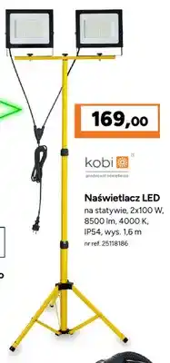 Bricoman Naświetlacz LED na statywie Kobi oferta