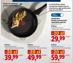 Lidl Patelnia z powłoką Ilag i wskaźnikiem nagrzania Ø28 cm Silvercrest oferta