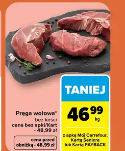 Carrefour Pręga wołowa Carrefour oferta