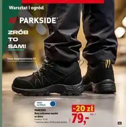 Lidl Buty ochronne męskie ze skóry Parkside oferta