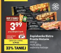 Delikatesy Centrum Zapiekanka Bistro Proste Historie z pieczarkami oferta